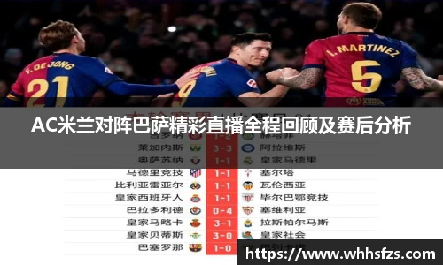 AC米兰对阵巴萨精彩直播全程回顾及赛后分析